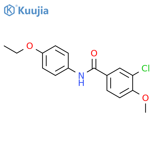 3-Chloro-N-(4-ethoxy-phenyl)-4-methoxy-benzamide structure