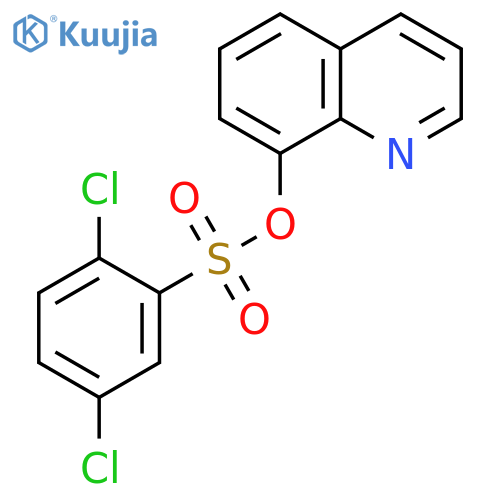 Quinolin-8-yl 2,5-dichlorobenzenesulfonate structure