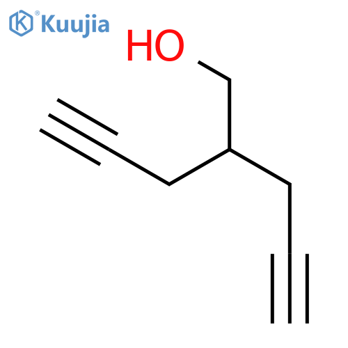 4-Pentyn-1-ol, 2-(2-propyn-1-yl)- structure
