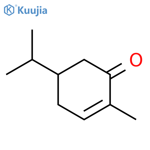 2-methyl-5-(propan-2-yl)cyclohex-2-en-1-one structure