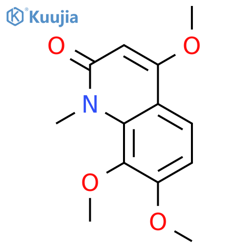4,7,8-trimethoxy-1-methyl-1H-quinolin-2-one structure