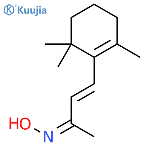 3-Buten-2-one, 4-(2,6,6-trimethyl-1-cyclohexen-1-yl)-, oxime, (2Z,3E)- structure