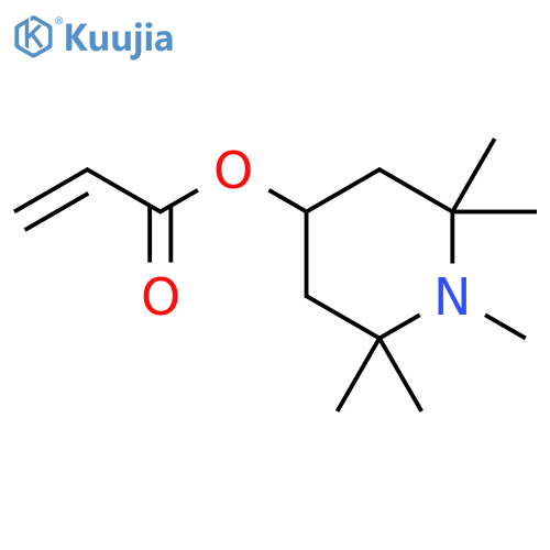 2-Propenoic acid,1,2,2,6,6-pentamethyl-4-piperidinyl ester structure
