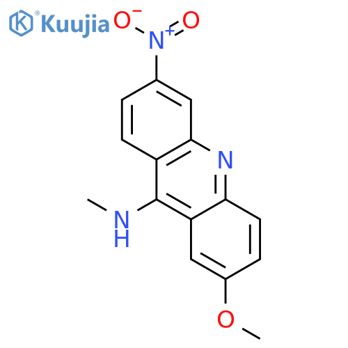 9-ACRIDINAMINE, 2-METHOXY-N-METHYL-6-NITRO- structure