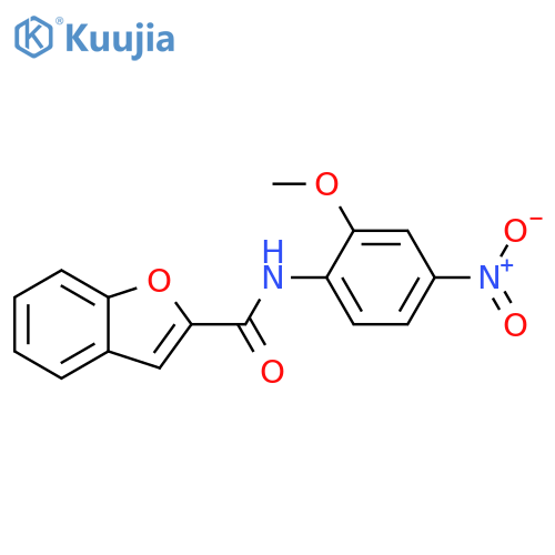 N-(2-methoxy-4-nitrophenyl)-1-benzofuran-2-carboxamide structure