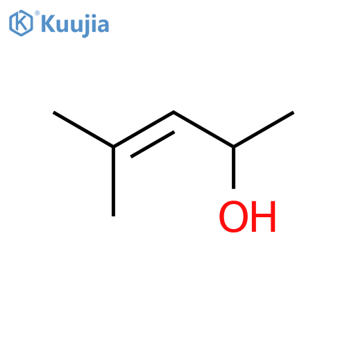 4-Methyl-3-penten-2-ol structure