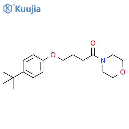 4-(4-tert-butylphenoxy)-1-(morpholin-4-yl)butan-1-one structure