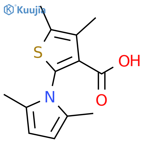 2-(2,5-Dimethyl-1H-pyrrol-1-yl)-4,5-dimethylthiophene-3-carboxylic Acid structure