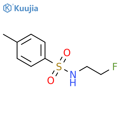 N-(2-fluoroethyl)-4-methylbenzenesulfonamide structure