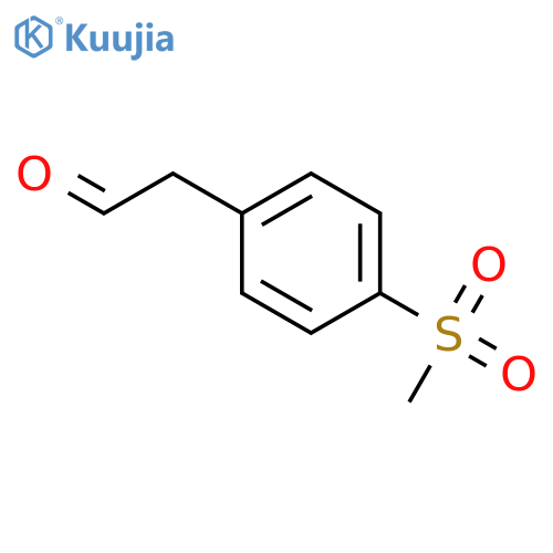 4-(Methylsulfonyl)-benzeneacetaldehyde structure