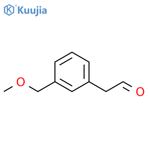 2-3-(methoxymethyl)phenylacetaldehyde structure