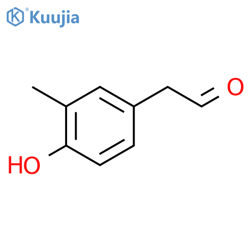 Benzeneacetaldehyde,4-hydroxy-3-methyl- structure
