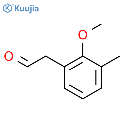 2-(2-methoxy-3-methylphenyl)acetaldehyde structure