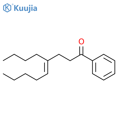 4-Nonen-1-one, 4-butyl-1-phenyl-, (4E)- structure