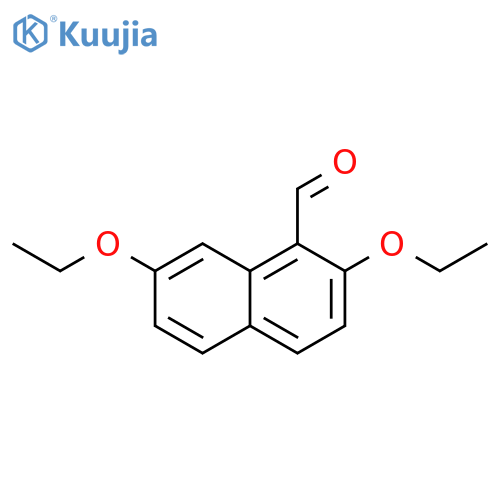 2,7-diethoxy-1-naphthaldehyde structure