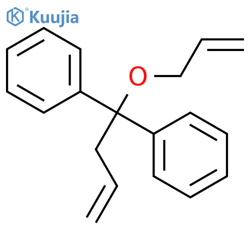 BENZENE, 1,1'-[1-(2-PROPENYLOXY)-3-BUTENYLIDENE]BIS- structure