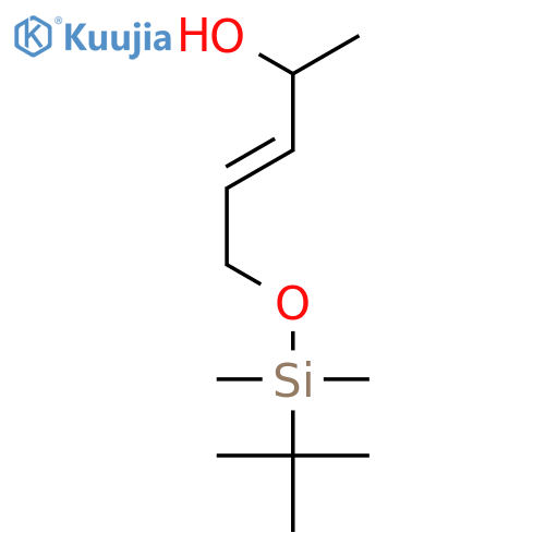 3-PENTEN-2-OL, 5-[[(1,1-DIMETHYLETHYL)DIMETHYLSILYL]OXY]-, (3E)- structure