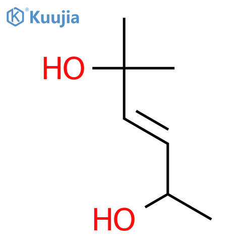 (E)-2-methyl-3-hexene-2,5-diol structure