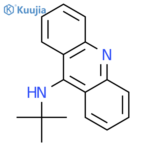 9-Acridinamine, N-(1,1-dimethylethyl)- structure