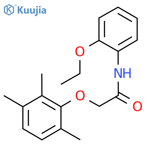 N-(2-ethoxyphenyl)-2-(2,3,6-trimethylphenoxy)acetamide structure