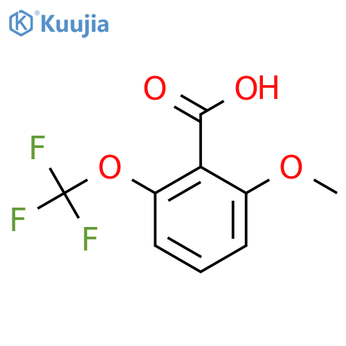 2-methoxy-6-(trifluoromethoxy)benzoic acid structure