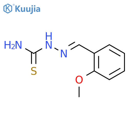 [(e)-(2-methoxyphenyl)methylideneamino]thiourea structure