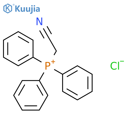 (Cyanomethyl)triphenylphosphonium chloride structure