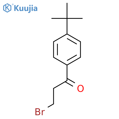 3-Bromo-4'-tert-butylpropiophenone structure