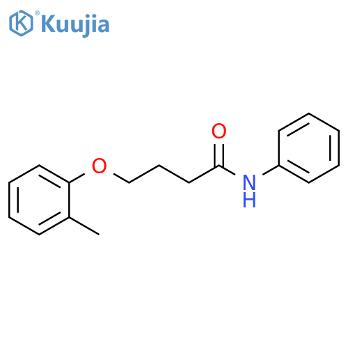 4-(2-methylphenoxy)-N-phenylbutanamide structure