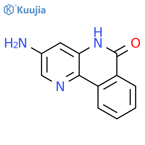 3-aminobenzo[c][1,5]naphthyridin-6(5H)-one structure
