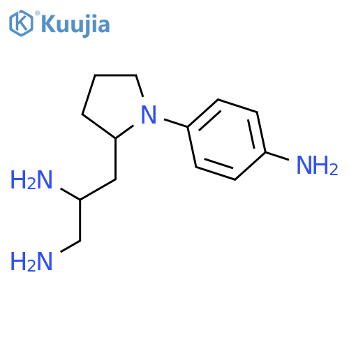 1,2-PROPANEDIAMINE, 3-[1-(4-AMINOPHENYL)-2-PYRROLIDINYL]- structure