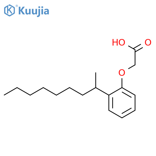 [2-(Nonan-2-yl)phenoxy]acetic acid structure