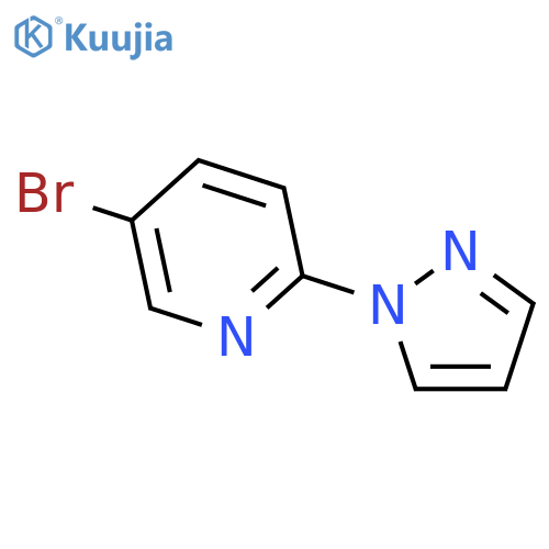 5-Bromo-2-(1H-pyrazol-1-yl)pyridine structure