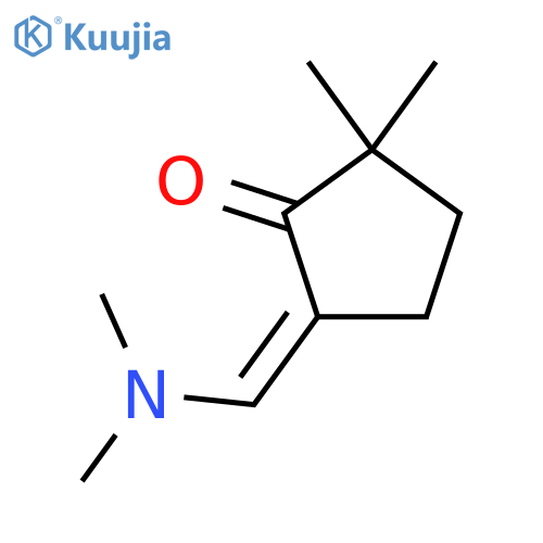 5-(dimethylamino)methylidene-2,2-dimethylcyclopentan-1-one structure