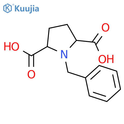 1-(Phenylmethyl)-2,5-pyrrolidinedicarboxylic Acid structure
