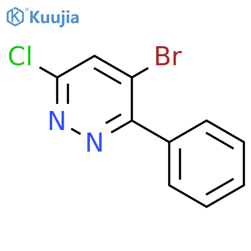 4-Bromo-6-chloro-3-phenylpyridazine structure