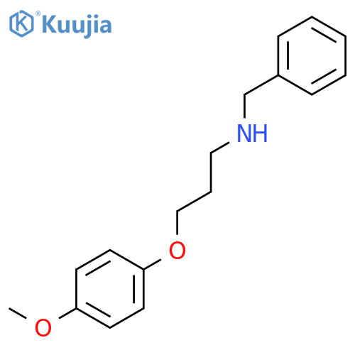 N-Benzyl-3-(4-methoxyphenoxy)propan-1-amine structure