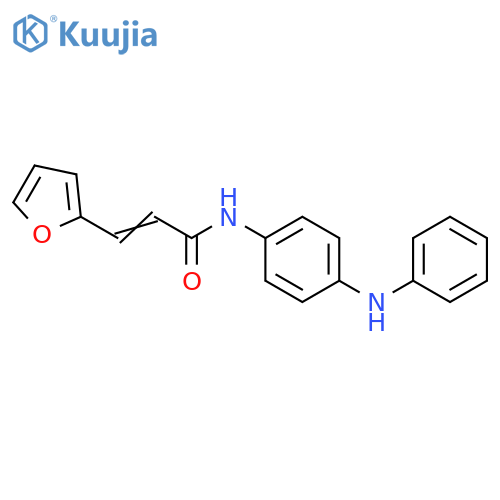 (2E)-3-(furan-2-yl)-N-4-(phenylamino)phenylprop-2-enamide structure