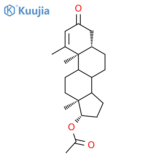 Metenolone acetate structure