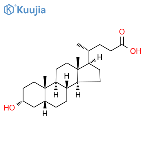 Lithocholic acid structure
