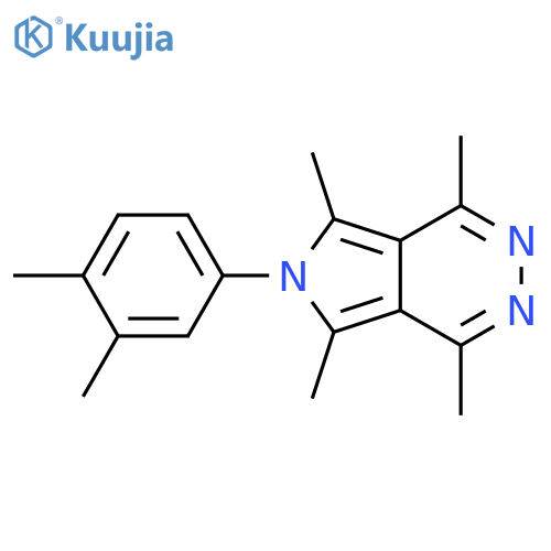 6-(3,4-Dimethyl-phenyl)-1,4,5,7-tetramethyl-6H-pyrrolo[3,4-d]pyridazine structure