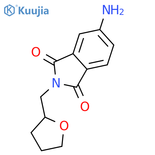 5-Amino-2-(tetrahydro-2-furanylmethyl)-1H-isoindole-1,3(2H)-dione structure