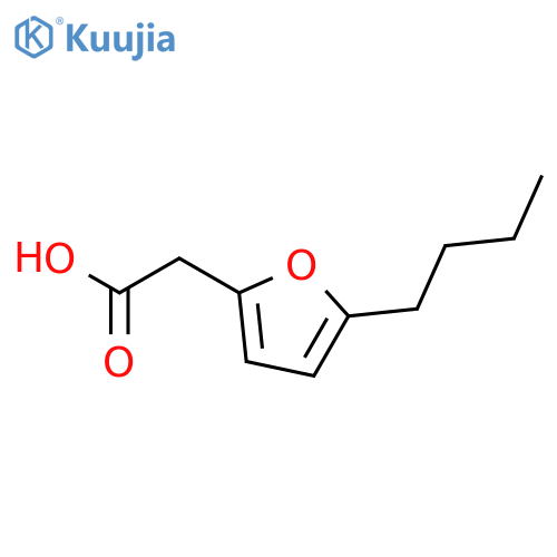 2-Furanacetic acid, 5-butyl- structure