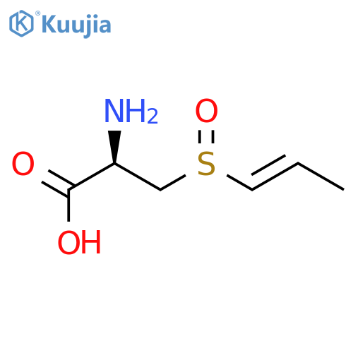 (+)-trans-S-Prop-1-enyl-(S)-cystein-5-oxid structure