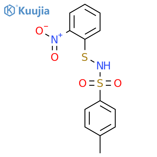 BENZENESULFONAMIDE, 4-METHYL-N-[(2-NITROPHENYL)THIO]- structure