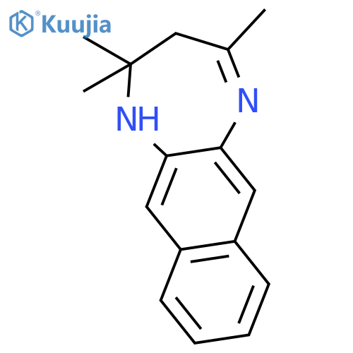2,2,4-Trimethyl-2,3-dihydro-1H-naphtho[2,3-b][1,4]diazepine structure