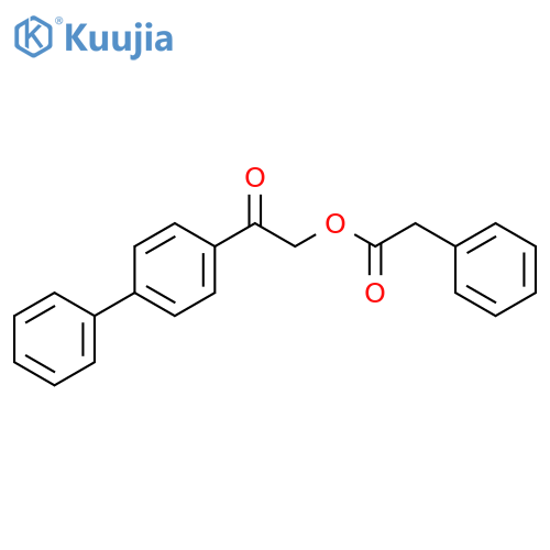 Benzeneacetic acid,2-[1,1'-biphenyl]-4-yl-2-oxoethyl ester structure
