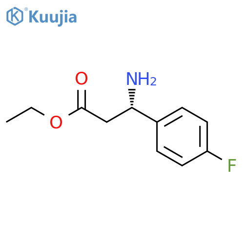 ethyl (3S)-3-amino-3-(4-fluorophenyl)propanoate structure