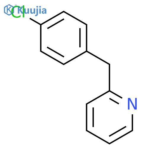 2-[(4-chlorophenyl)methyl]pyridine structure