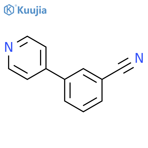 3-(Pyridin-4-yl)benzonitrile structure
